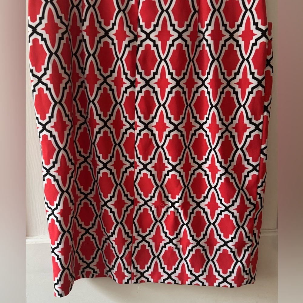 London Times Pink, Black and White Patterned Mini Dress size 10 - Picture 9 of 9